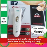 (Bảo hành 6 tháng) Tông Đơ máy CP-6800 THẾ HỆ MỚI - Chuyên Dụng máy Cắt Lông chó mèo chạy êm không ồn