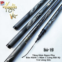 [Bảo Hành] Cần Câu Tay Câu Đài Đại Đao Huyền Vũ Độ Cứng 8H Carbon Xoắn X Công Nghệ XSPIRAL,