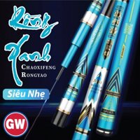 [BẢO HÀNH CHÍNH HÃNG] CẦN CÂU TAY - CÂU ĐÀI GW RỒNG XANH CHAOXIFENG RONGYAO