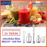 [Bảo hành chính hãng] Máy xay cầm tay đa năng thế hệ mới Philips HR2537 - thay thế cho HR1604 HR1607 HR1608