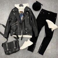 😈BẢO HÀNH DA 12 THÁNG 💖Áo khoác da Biker Cao cấp Nam Nữ😈HÀNG SIÊU CẤP😈