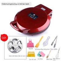 ┇✱❃[Bảo hành hai năm] Chảo nướng điện Double Happiness gia dụng tự động ngắt bánh pancake tay chống dính