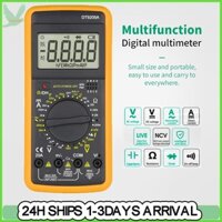 [Bảo hành một năm] Đồng hồ vạn năng kỹ thuật số DT9205A Vôn kế Ampe kế Ohmmeter Máy kiểm tra màu vàng