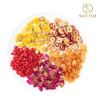 [Bảo Hành] Trà thảo mộc Trà hoa cúc ngũ vị  tốt cho sức khỏe gói 10g loại 1 SATOSO xuất khẩu