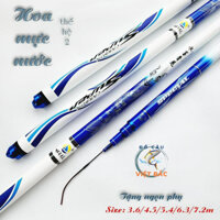 [Bảo Hành Trọn Đời] Cần câu tay Hoa Mực Nước 6H thế hệ 2 chính hãng chuyên câu đơn câu đài tặng kèm quà Đồ Câu Việt Bắc