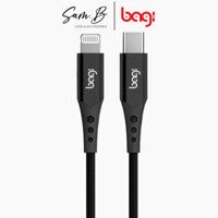 [BẢO HÀNH TRỌN ĐỜI] Cáp dù sạc nhanh chống đứt gãy rối Type C to L cho iPhone/ iPad chính hãng BAGI
