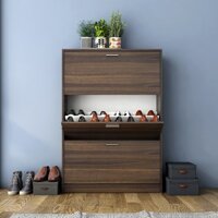 (Bảo Hành)TỦ GIÀY GỖ THÔNG MINH PUCA 3 TẦNG CÁNH LẬT VÔ CÙNG HIỆN ĐẠI PHONG CÁCH TRẺ TRUNG HÙ HỢP MỌI KHÔNG GIAN