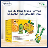 Bảo Khí Bổ Phế Đông Trùng Hạ Thảo, Bổ Phổi, Siro ho, Cao Lá Thường Xuân, Tiêu đờm, Thảo Dược Tự Nhiên - Hộp 10 gói*10ml