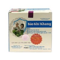 Bảo khí khang - Tăng cường sức khỏe hô hấp - Hộp to 120 viên " Tích điểm nhận quà"