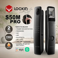 [Bao lắp đặt] Khóa cửa thông minh Lockin S50M Pro, tích hợp màn hình, chuông cửa, đàm thoại 2 chiều, Homekit