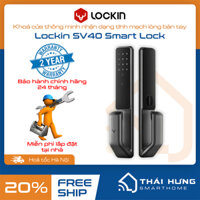 [Bao lắp đặt] Khóa Cửa Thông Minh Lockin SV40 nhận dạng tĩnh mạch vân tay, bản quốc tế, kết nối app Mihome