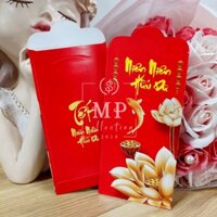 Bao Lì Xì 2023 Tết Độc Lạ Màu Đỏ Đẹp Hoạt Hình Kỷ Mão Cute Dễ Thương - MP-11 - 1 bao