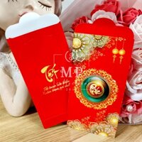 Bao Lì Xì 2023 Tết Độc Lạ Màu Đỏ Đẹp Hoạt Hình Kỷ Mão Cute Dễ Thương - MP-13 - 10 bao
