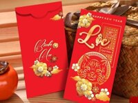 Bao Lì Xì 2023 Tết Độc Lạ Màu Đỏ Đẹp Hoạt Hình Kỷ Mão Cute Dễ Thương - MP-2 - 1 bao