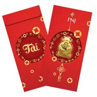 Bao Lì Xì Lõi Vàng 24K PNJ Thần Tài