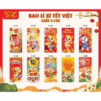 BAO LÌ XÌ TRUYỀN THỐNG CAO CẤP NHIỀU MẪU RẤT ĐẸP - BAO LÌ XÌ GIÁ SỈ MẪU MỚI MỖI NGÀY - 10 BAO LÌ XÌ