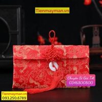 Bao Lì Xì Vải Gấm Cao Cấp Ngày Tết - NGANG-NGỌC BỘI-RỒNG