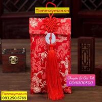 Bao Lì Xì Vải Gấm Cao Cấp Ngày Tết - DỌC-NGỌC BỘI-RỒNG