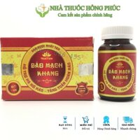 Bảo mạch khang ( lọ 60 viên)- Bảo vệ thành mạch, giúp hạ mỡ máu, thông mạch