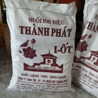 Bao muối iot Thành Phát  20kg (50 gói)