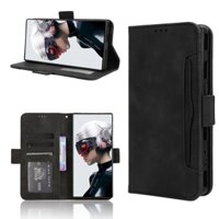 Bao Nắp Gập Chất Giả Da Có Nhiều Ngăn Đựng Thẻ Cho Điện Thoại zte nubia red magic 9 pro plus 5g magic9 pro Ốp