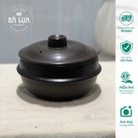 [Bao nấu] Thố đất đen Hàn quốc size 13/15/16/18cm cơm trộn, canh kim chi, nấu mỳ cay… nấu trực tiếp trên bếp siêu bền