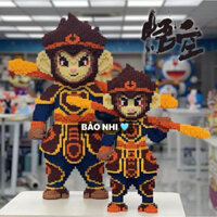 [BẢO NHI STORE 97] [70CM] Mô hình đồ chơi lắp ráp/xếp hình Tôn Ngộ Không - Mỹ Hầu Vương mẫu mới 🖤