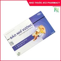 Bảo Nhĩ Vương - Cải Thiện Thính Lực, Hỗ Trợ Khai Khiếu - Hộp 30 viên (3 vỉ x 10 viên) - ATZ Pharmacy