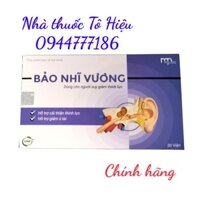Bảo Nhĩ Vương - Hỗ Trợ Cải Thiện Thính Lực, Giảm Ù Tai - Hộp 30 Viên
