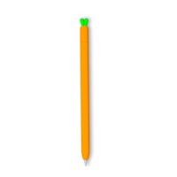 Bao Ốp Silicon Cà Rốt Bảo Vệ Dành Cho Bút Apple Pencil 2- Hàng Chính Hãng - Màu Cam