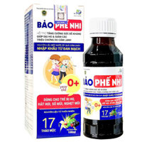Bảo Phế Nhi, hỗ trợ bổ phế, giúp dịu ho, loãng đờm, hỗ trợ tăng cường sức đề kháng