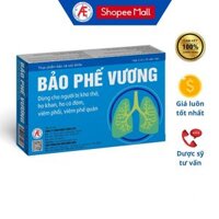 Bảo Phế Vương hộp 30 viên Hỗ trợ bổ phế phòng ngừa viêm phế quản, giảm viêm giảm đờm DƯỢC PHẨM Á ÂU