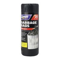 Bao Rác Đen Chịu Lực Nặng, Tough Garbage Bags, Heavy Duty, 20 Cái, 54L (88 x 70cm) - ZEUS