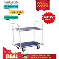 BÃO SALE {Hàng chính hãng} Xe đẩy hàng 2 tầng  FujiE SUMO HL-120D. Trọng tải 220KG