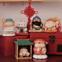 Bảo tàng nghệ thuật lớn chính thức World God of Wealth Comes to My Home Series Hộp mù Hình quà tặng giàu có Đồ chơi hợp thời trang