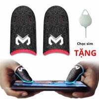Bao tay chơi Game sợi cacbon tặng que chọc sim