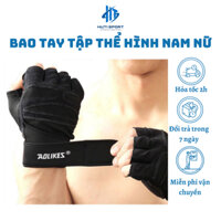 Bao Tay Tập Gym, Găng Tay Tập Tạ Thể Hình Xà Đơn Nam Nữ Có Đai Cuốn Cao Cấp Aolikes AL109