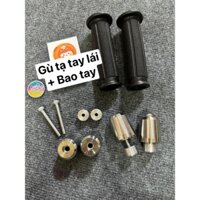 Bao tay và Gù tạ INOX304 SALAYA gắn ghi đông xe máy
