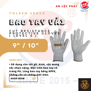Bao tay vải chống cắt Tolsen 45041