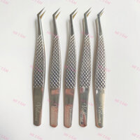 (BAO TEST) Nhíp nối mi hoa hồng đen Pakistan Nối Mi Volume Mũi Nhám Nano Cao Cấp_nhíp hoa hồng đen tạo fan nối mi