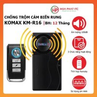 Báo trộm cảm biến rung kèm remote Komax KM-R16