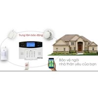 Báo Trộm Trung Tâm dùng Wifi + SIM, App Tuya Smartlife, Hỗ Trợ 7 Cảm Biến Có Dây | Bộ Trung tâm Wifi có dây