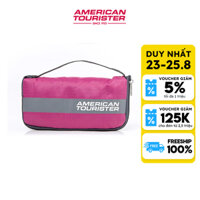 Bao trùm vali, áo trùm vali American Tourister Foldable Luggage Cover II - Size S, M, XL - Raspberry Rose - Size M