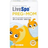 Bào tử lợi khuẩn LiveSpo Pregmom bổ sung lợi khuẩn đường ruột (Hộp 20 ống) - Ruby Kids