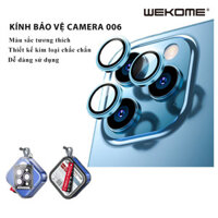 Bảo vệ Camera TITAN WEKOME 005 IPhone111213 MINI PRO PROMAX Hàng nhập khẩu - Blue - 13mini  13 thường