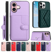 Bảo Vệ Chống Rực Rỡ Ví Mỏng Ốp lưng Xiaomi Redmi Note 12 Pro Plus Turbo 3 12S Khóa Nút An Toàn 4 Khe Cắm Thẻ Đứng Ốp Lưng