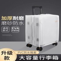 [Bảo vệ dày] Vỏ hành lý trong suốt, chống nước, chống bụi, chống trầy xước, bền bỉ, phù hợp với vali 20/24/26/28/30 inch