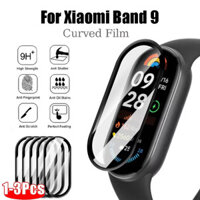 Bảo vệ màn hình bề mặt cong 9D cho Xiaomi Mi Band 9 Phim bảo vệ chống trầy xước toàn diện cho phụ kiện Xiaomi Band 9 Không phải kính