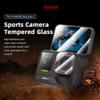Bảo vệ ống kính máy ảnh Phim kính cường lực 9H Vỏ chống trầy xước cho Insta360 Ace Pro 2