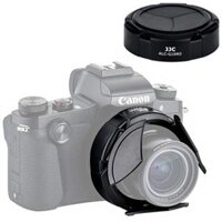 Bảo vệ ống kính mở và đóng tự động chuyên dụng cho máy ảnh kỹ thuật số Canon PowerShot G1X Mark III G1X M3 Nắp ống kính tự động